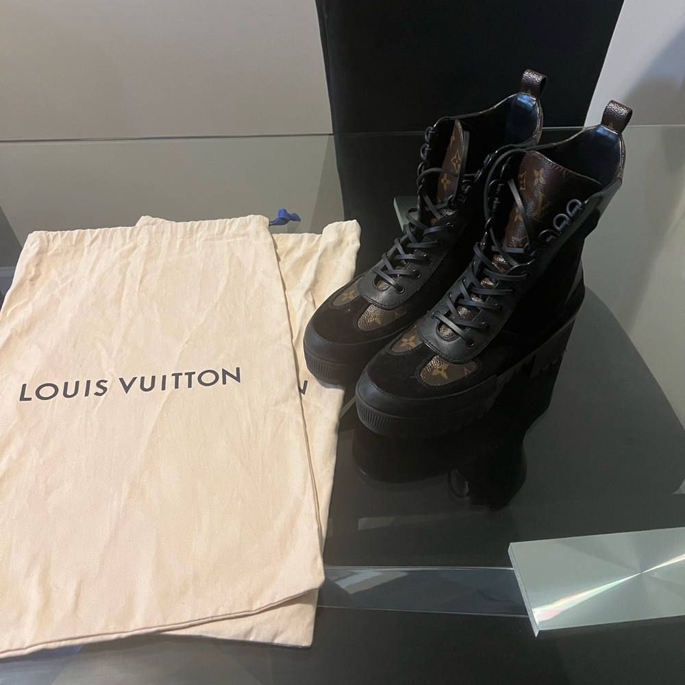Louis Vuitton Platform Desert Boots
